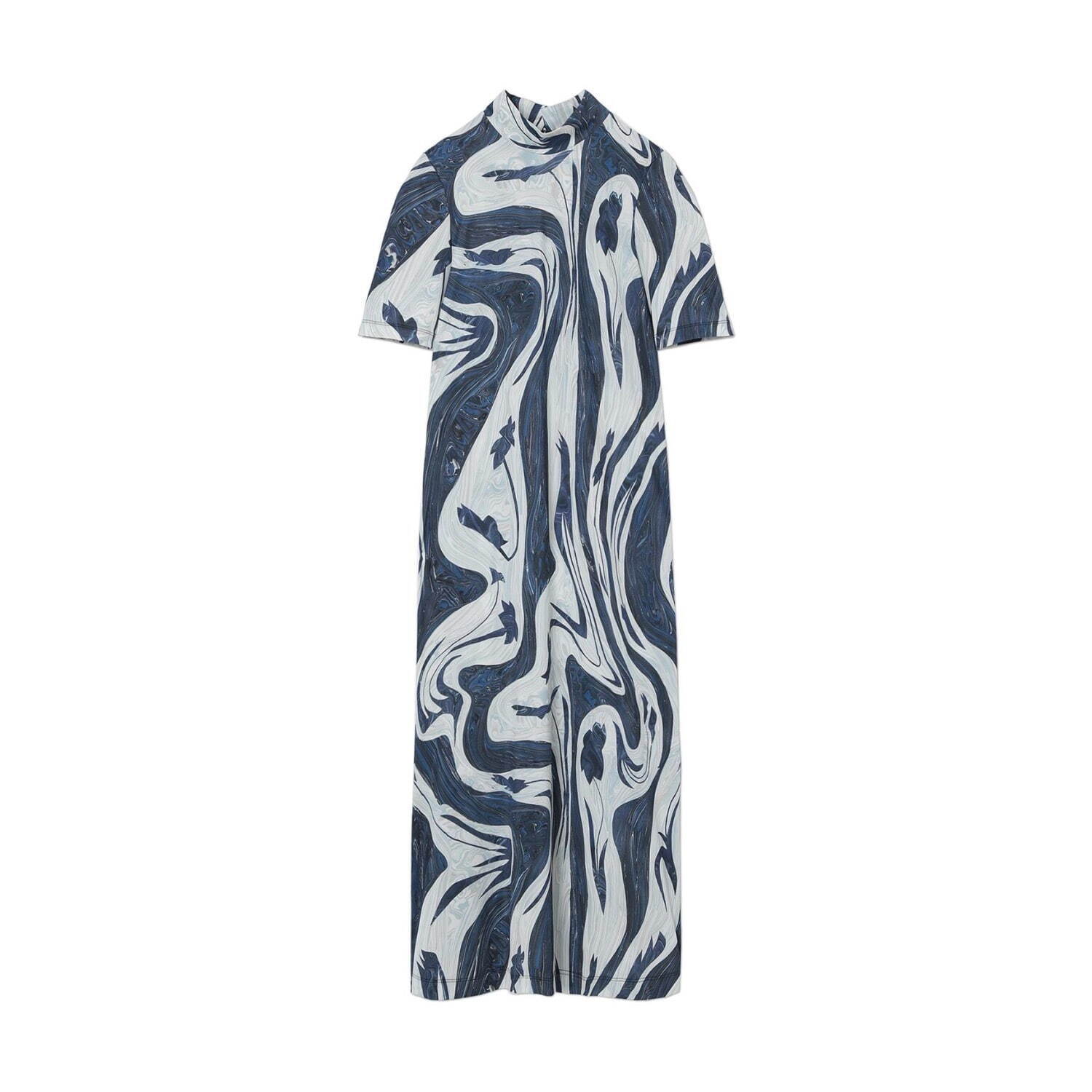 マメ クロゴウチ“陶磁器の模様”に着想したマーブル柄ドレス、伊勢丹新宿店＆直営店限定カラーで - ファッションプレス
