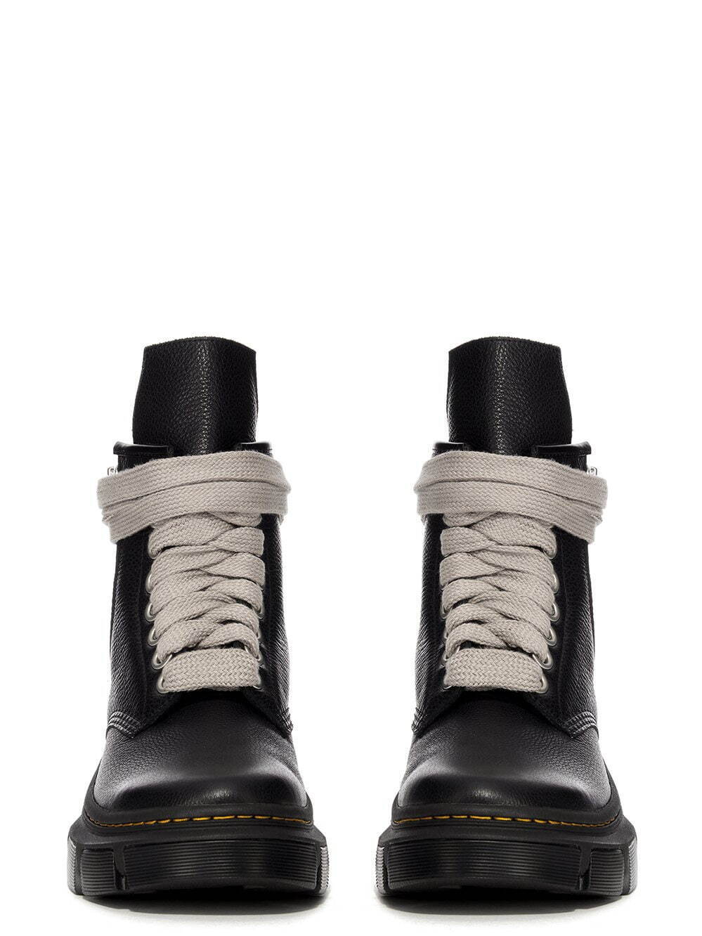 リックオウエンス × ドクターマーチン18ホール ブーツ ユニセックス ヘアオン - 靴