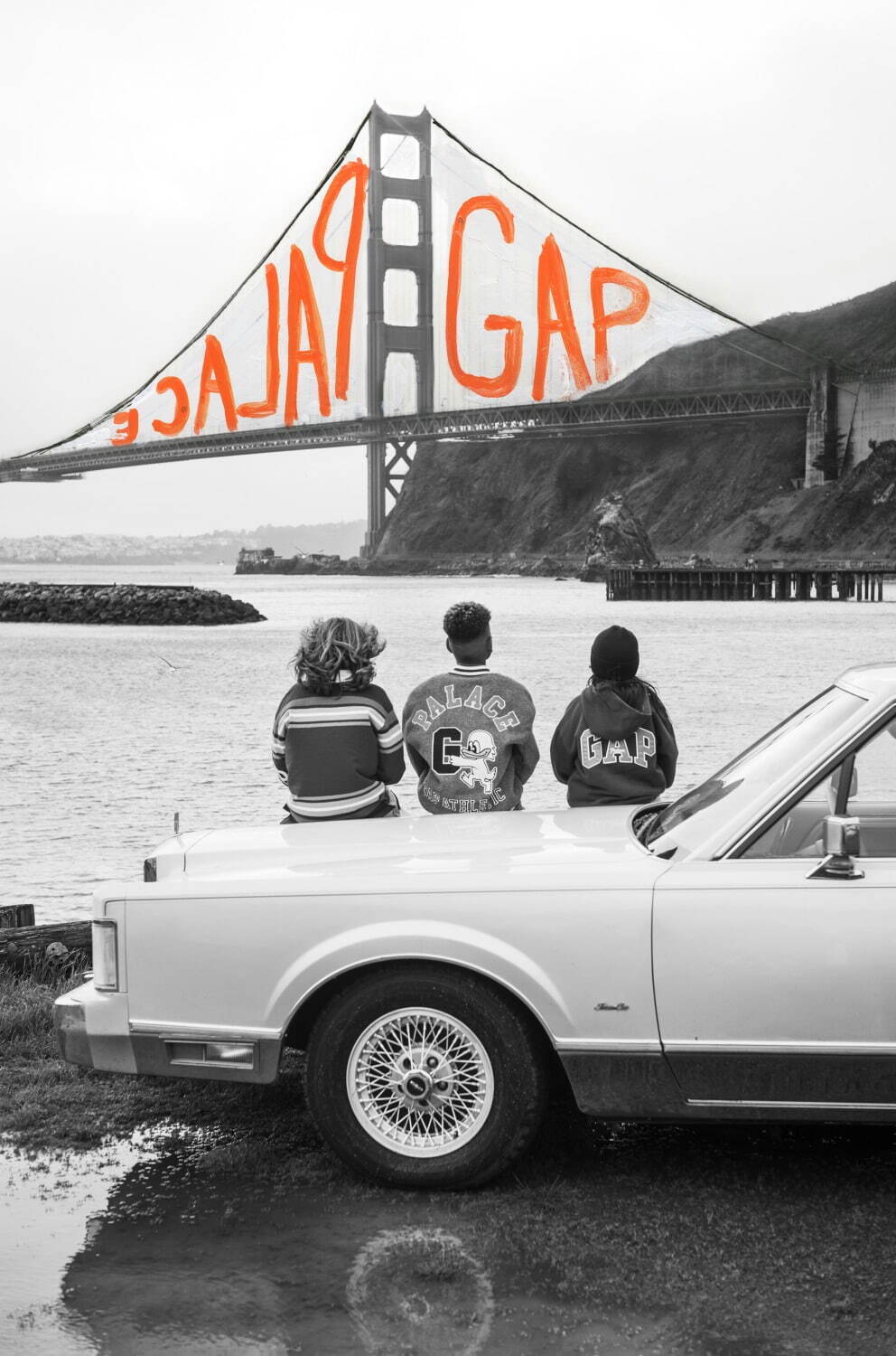 GAP×パレス スケートボード、90年代スタイルのバーシティジャケットやオックスフォードシャツなど｜写真3