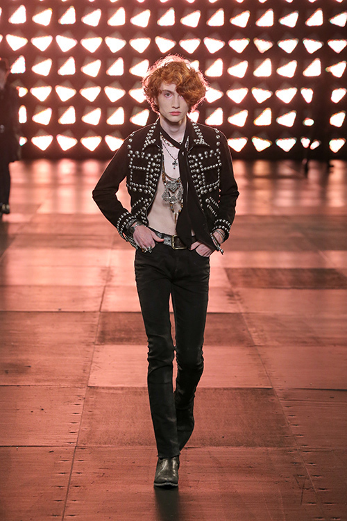 サンローランの15年春夏から メンズシューズ バッグを紹介 エネルギッシュなサイケロック ファッションプレス