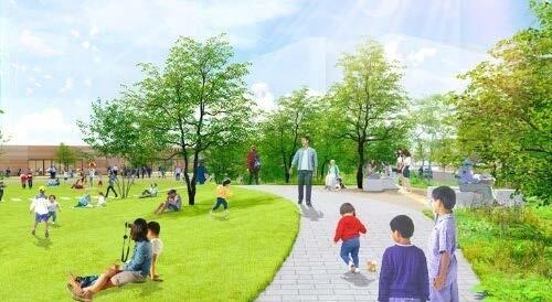 大阪・難波宮跡公園の再整備、カフェ＆レストラン内包の商業施設が25年4月に開業 - 東側にはホテルも｜写真9