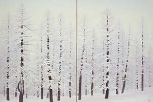 日本画家・奥村厚一の回顧展が京都市京セラ美術館で、“風景表現を追求した軌跡”代表作とともに紹介