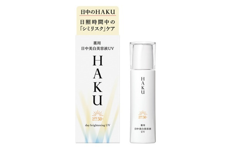 資生堂「HAKU」日中美白美容液が24年春進化、トーンアップ効果＆メイク 