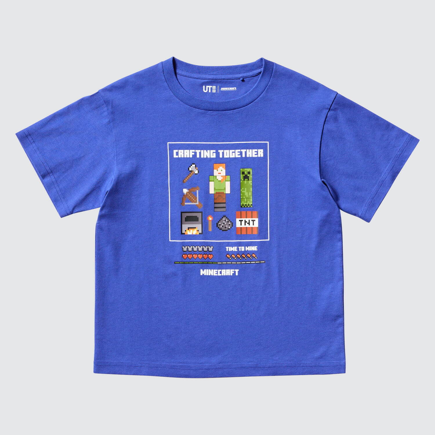 ユニクロUT×「マインクラフト」キッズ用Tシャツ、“マイクラ”の