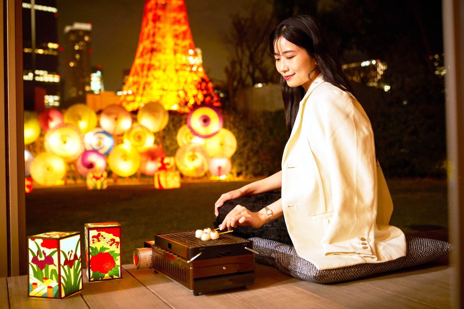 ザ・プリンス パークタワー東京で“庭園の絶景バー”、和空間でお団子焼き体験＆てまり寿司など｜写真6