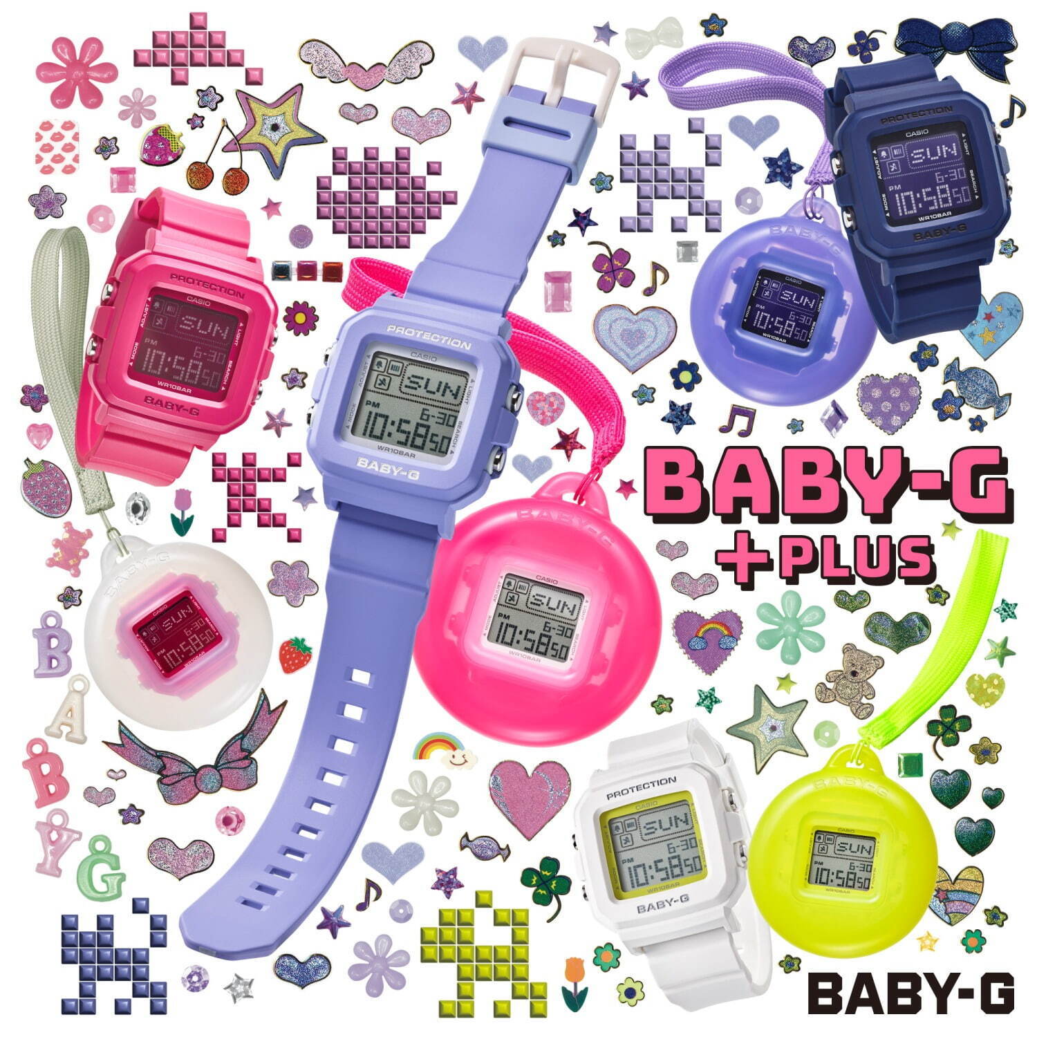 ベイビージー(BABY-G) ベイビージープラス BGD-10K｜写真1