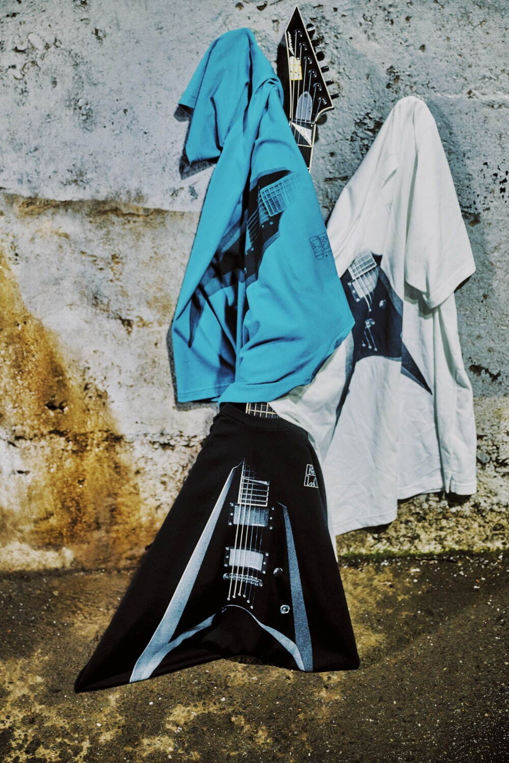 ラッド ミュージシャン×ギターメーカー「ESP」Tシャツ、“楽器のパーツ ...