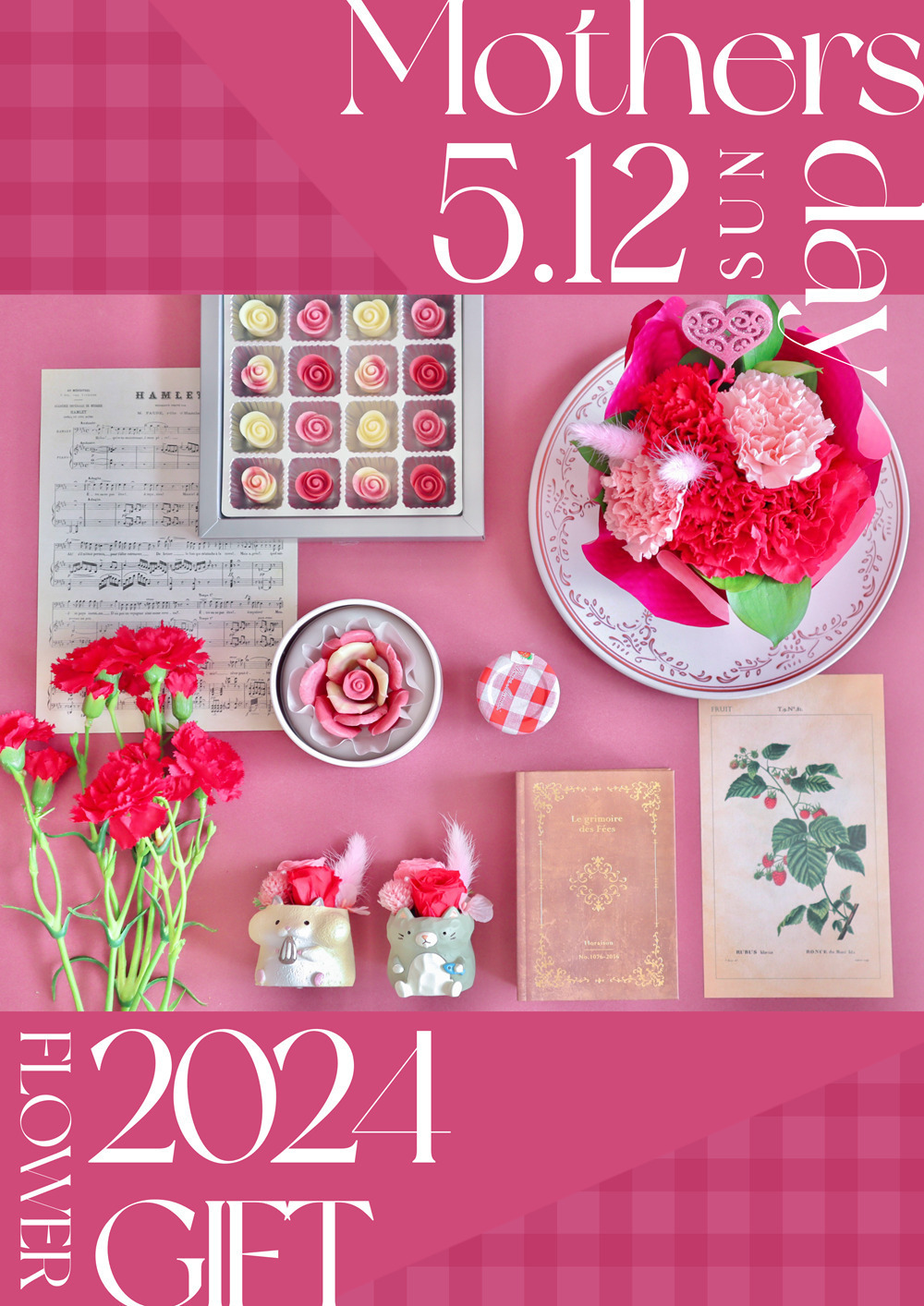 花屋が作る“薔薇チョコレート”に24年母の日限定カーネーションカラー、花束風ギフトボックスなど｜写真16