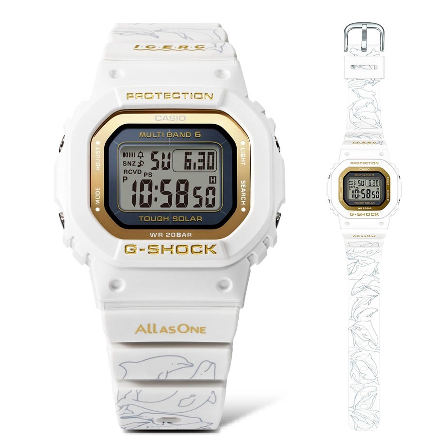 G-SHOCKから“イルカ＆クジラ”モチーフの腕時計、夏らしい爽やかなホワイトボディ｜写真2