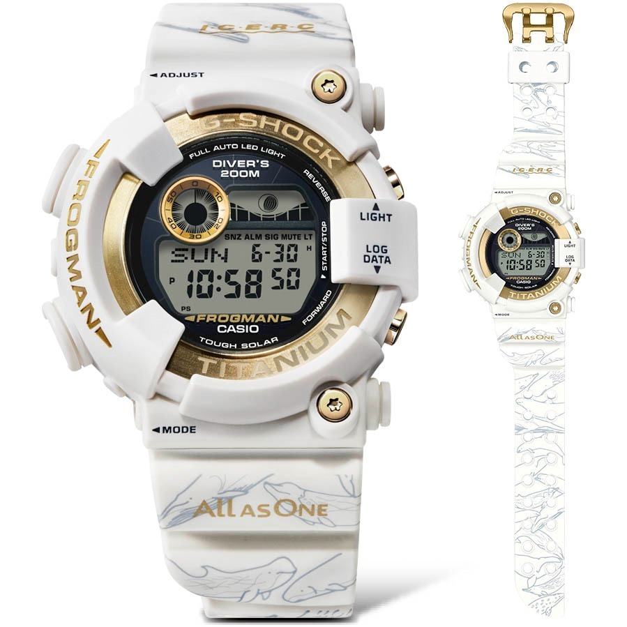 G-SHOCKから“イルカ＆クジラ”モチーフの腕時計、夏らしい爽やかなホワイトボディ｜写真3