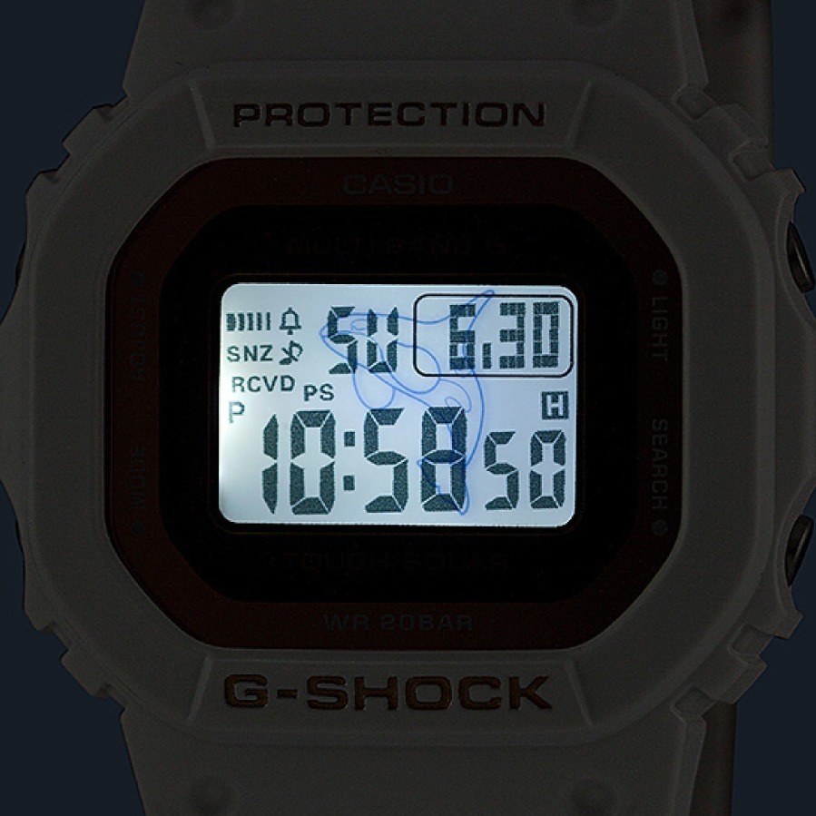 G-SHOCKから“イルカ＆クジラ”モチーフの腕時計、夏らしい爽やかなホワイトボディ｜写真8