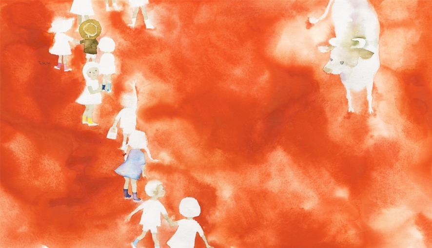絵本画家・いわさきちひろの展覧会が東京・練馬で、“あそぶ子ども”描いた水彩画など作品集結｜写真6