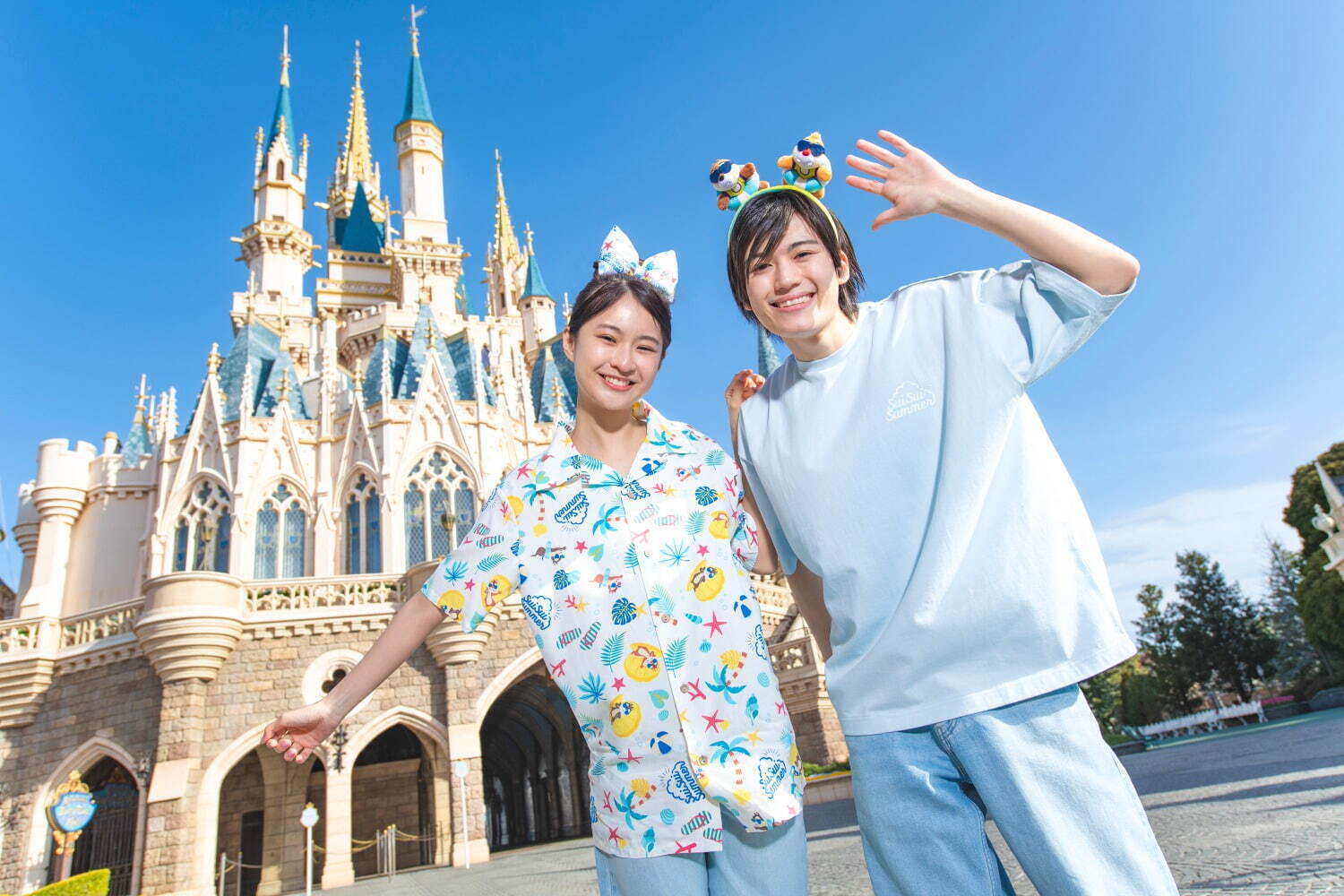 東京ディズニーリゾート夏限定グッズ、“浮き輪で遊ぶ”チップ＆デールのぬいぐるみバッジやカチューシャ｜写真66