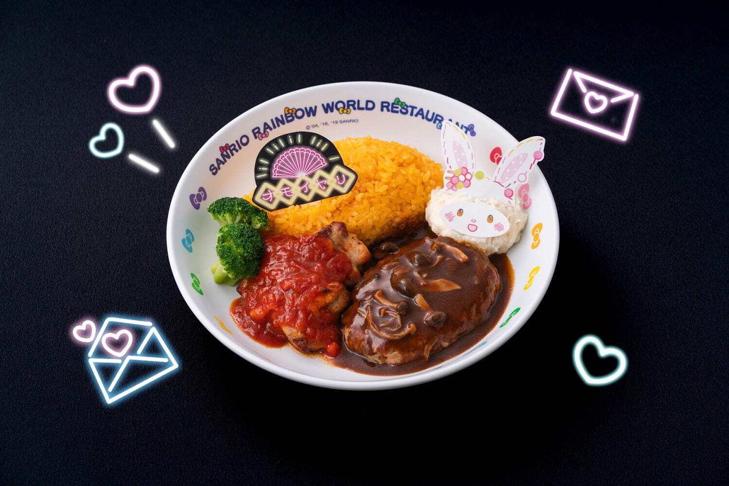 サンリオピューロランド“ネオン輝く”夏祭りイベント、シナモロールの限定カレーや浴衣姿のクロミグッズも｜写真79