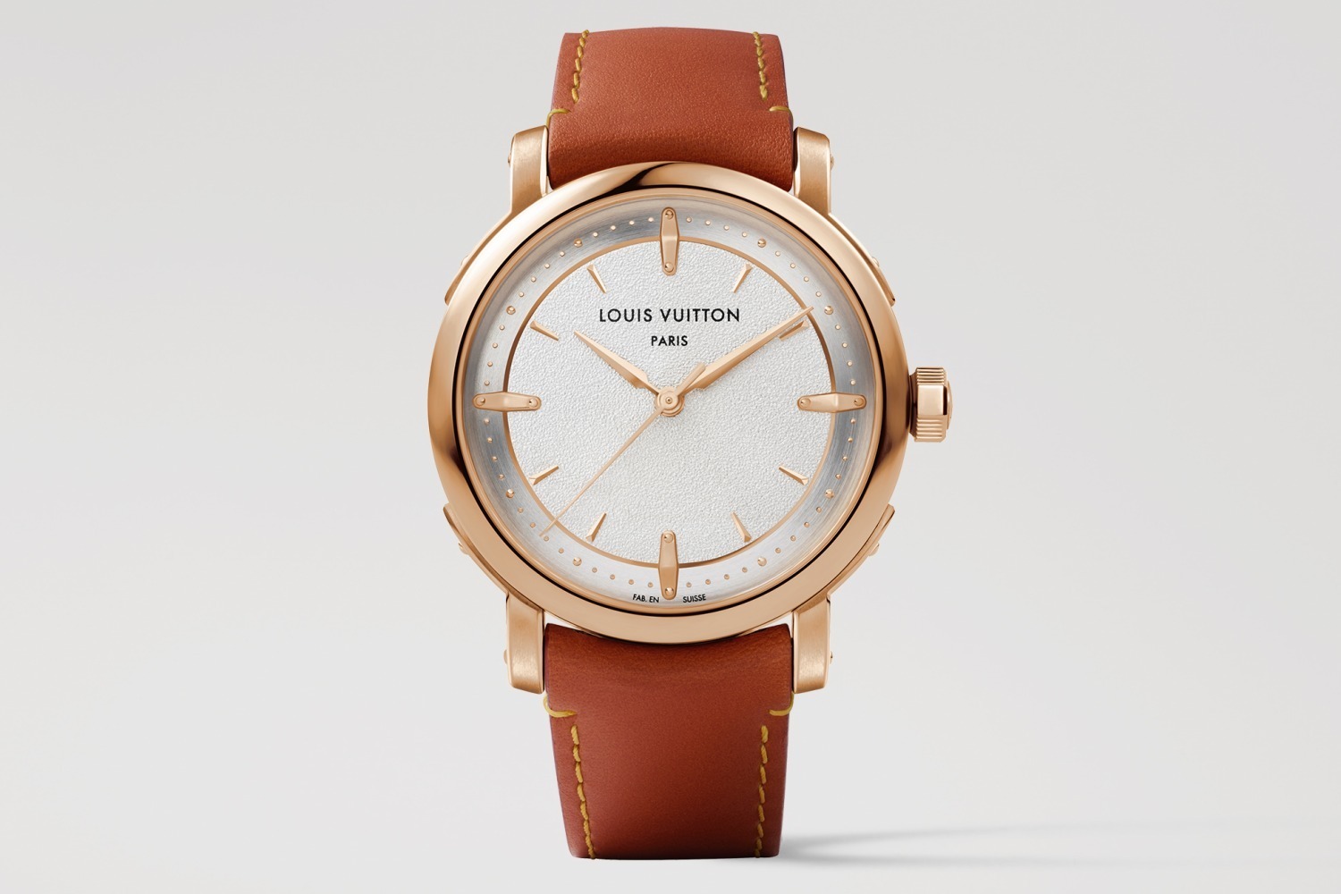 ルイ・ヴィトン「エスカル」ミニマルな新作腕時計、“モノグラム・キャンバス風”質感の3針ダイヤル - ファッションプレス