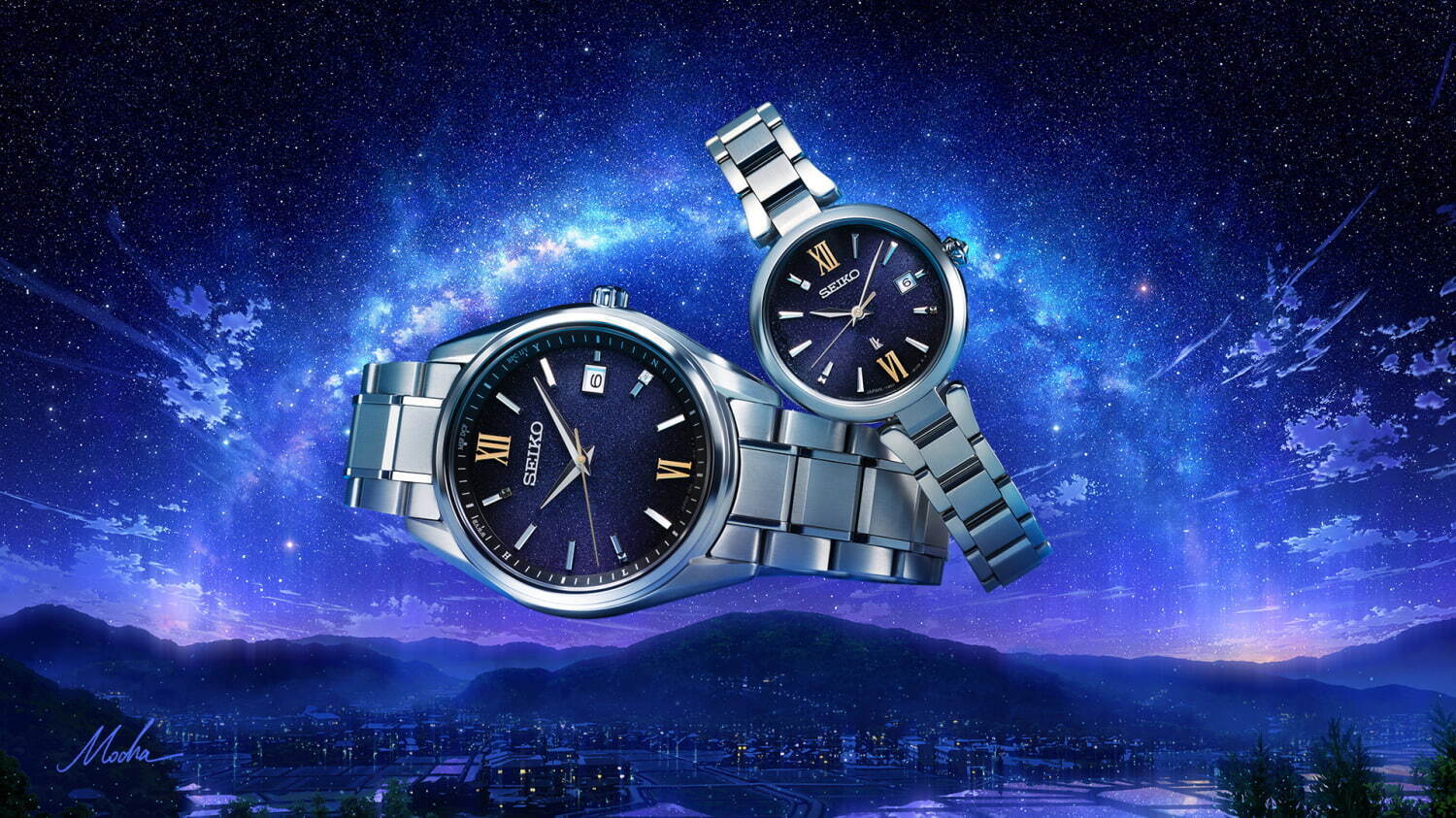 セイコー ルキア＆セイコーコレクション“七夕の空”着想の限定腕時計、星が煌めくグラデーションダイヤル - ファッションプレス