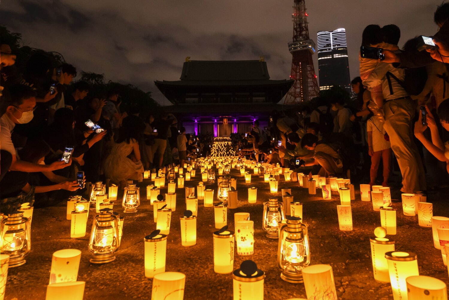 「100万人のキャンドルナイト」増上寺で、東京タワー消灯＆キャンドルの灯りを楽しむ夏至イベント｜写真2