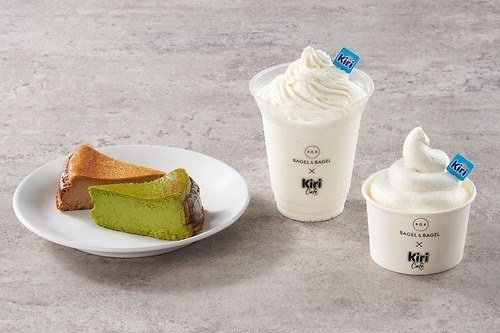 ベーグル＆ベーグル×キリカフェ新スイーツ「キリ」の贅沢チーズフラッペやバスクチーズケーキなど