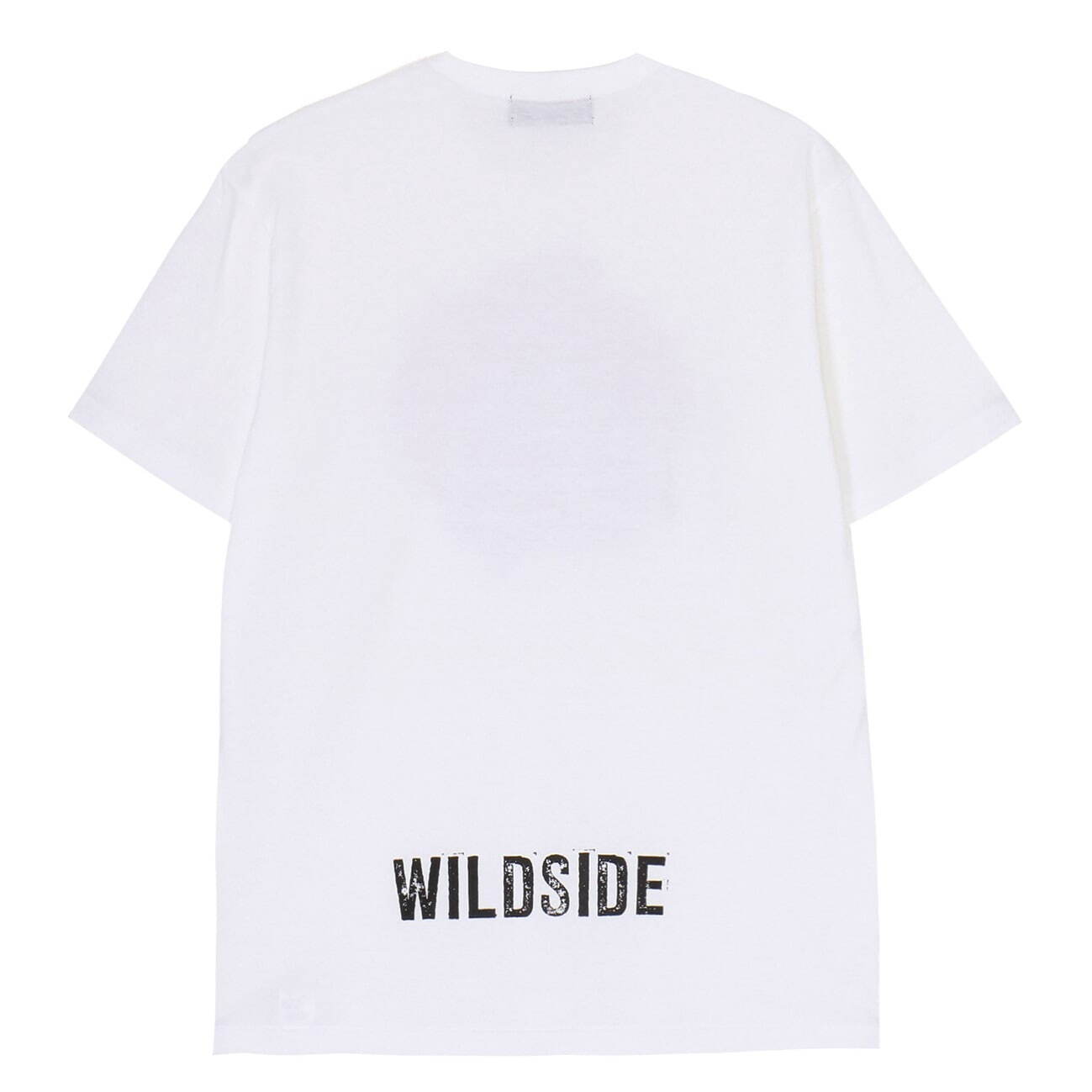 ワイルドサイド ヨウジヤマモト24年夏の白Tシャツ、“青いツバメや花々”大胆にデザイン｜写真6