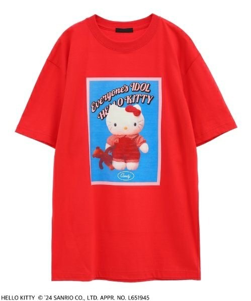 キャンディストリッパー×ハローキティ第4弾、“キティのぬいぐるみとハートの雲”描いたTシャツなど｜写真2