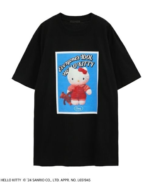 キャンディストリッパー×ハローキティ第4弾、“キティのぬいぐるみとハートの雲”描いたTシャツなど｜写真3