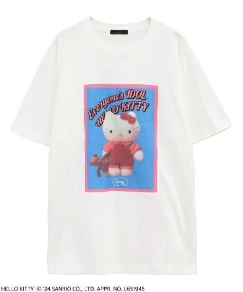 キャンディストリッパー×ハローキティ第4弾、“キティのぬいぐるみとハートの雲”描いたTシャツなど｜写真1