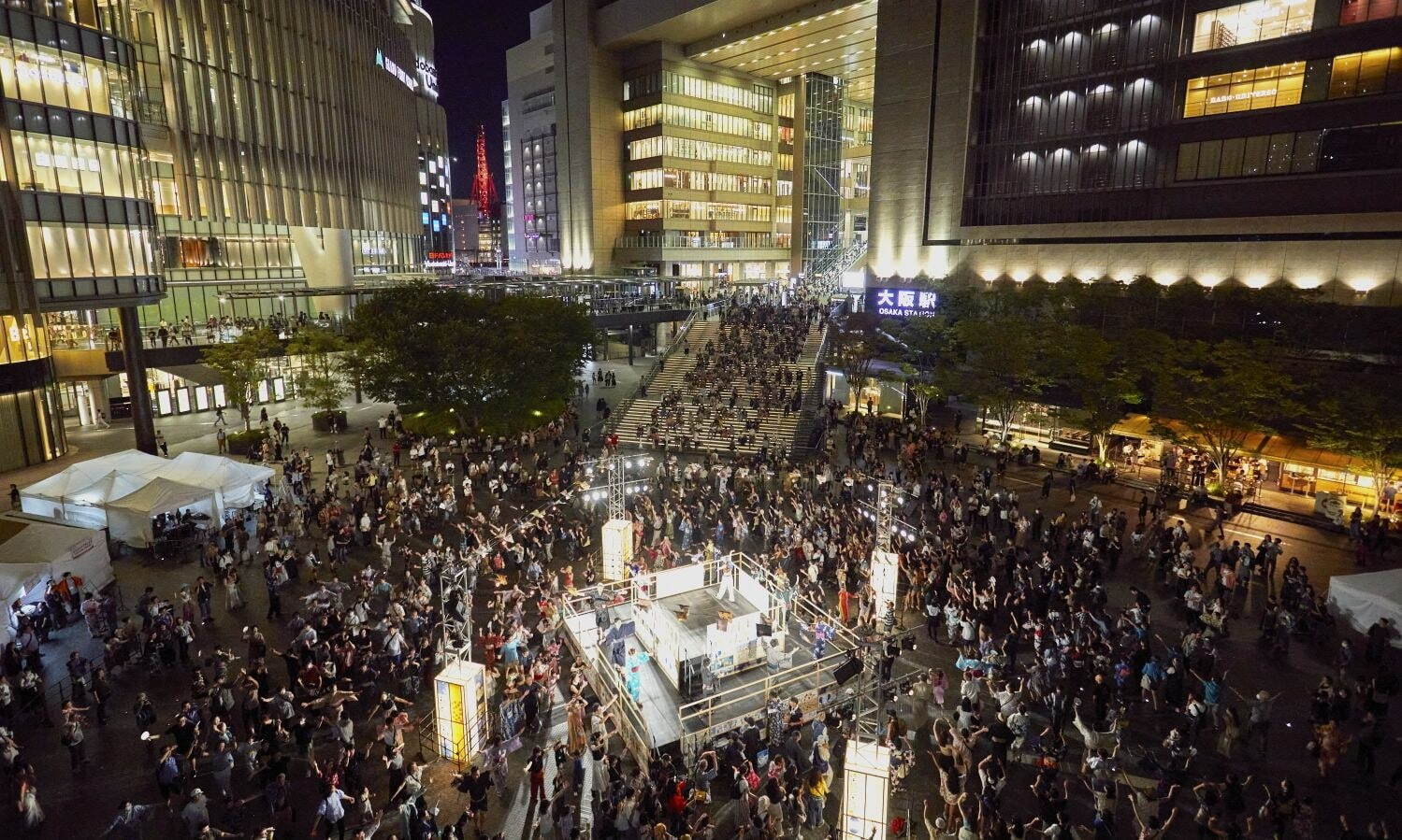 大阪「梅田ゆかた祭2024」盆踊りや輪投げ＆射的などの縁日ゲーム、子どもから大人まで楽しめる夏祭り｜写真3