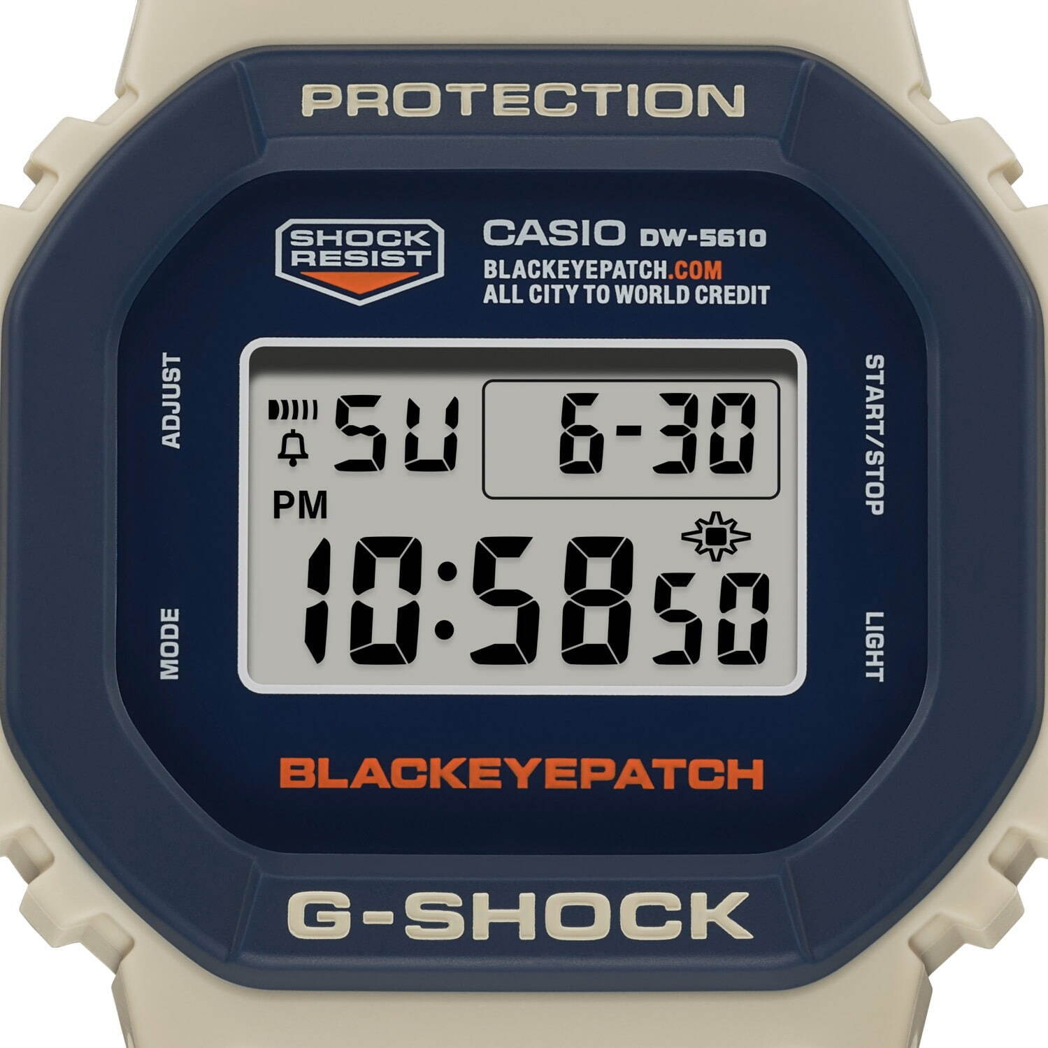 G-SHOCK×ブラック アイ パッチの角型腕時計、暗闇に浮かぶ“純正商品”バックライト｜写真2