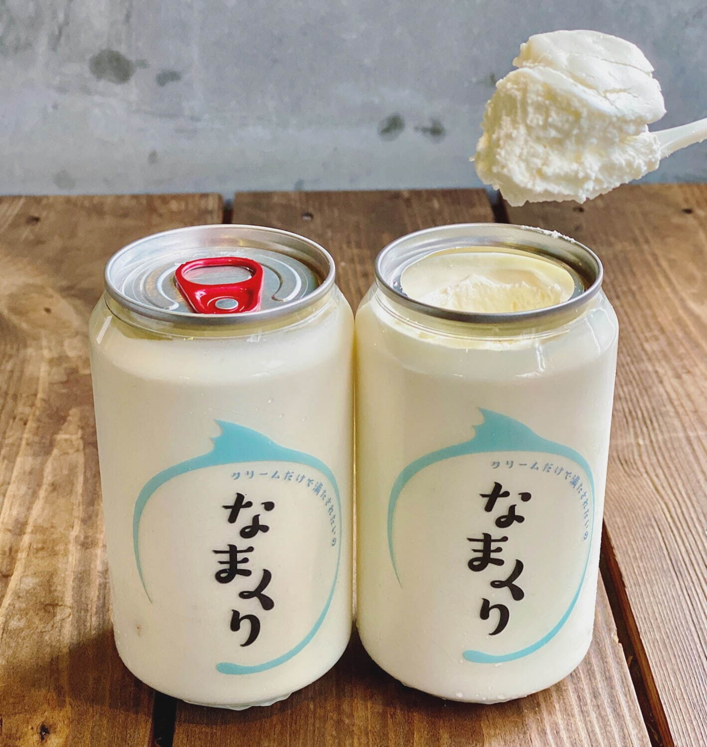 生クリームだけのスイーツ缶「なまくり」から新作「宇治抹茶」濃厚ソース＆とろとろ餅をあわせて｜写真4