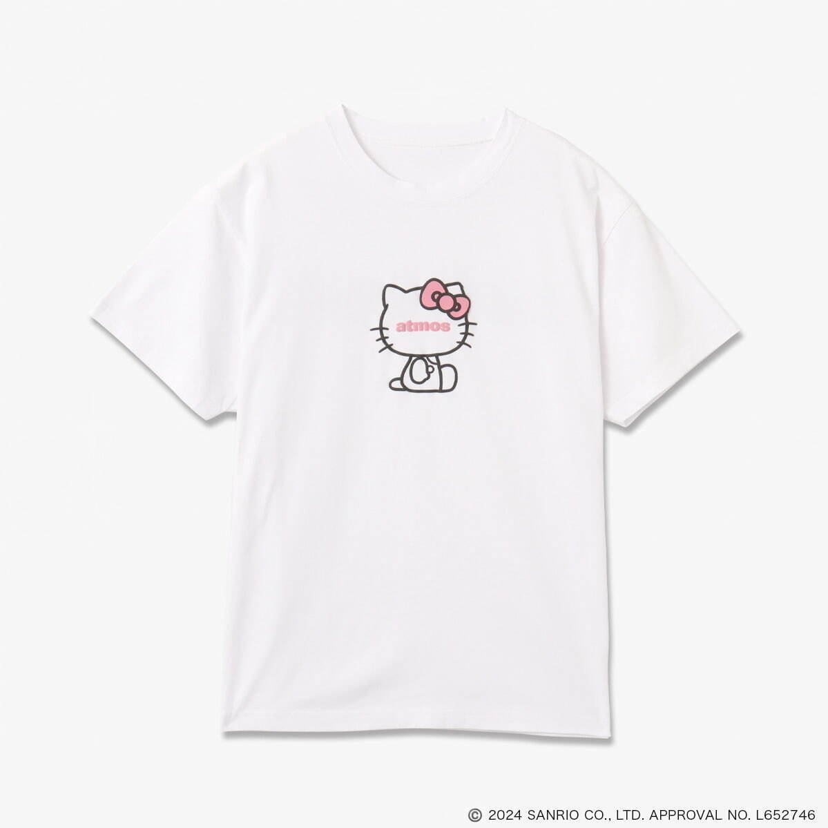 アトモス ピンク×ハローキティのコラボウェア、立体的なキティのプリントTシャツ＆クロミのチャーム｜写真1