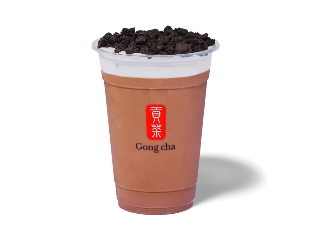 ゴンチャ(Gong cha) サクサク 抹茶ミルクティー／チョコミルク｜写真3