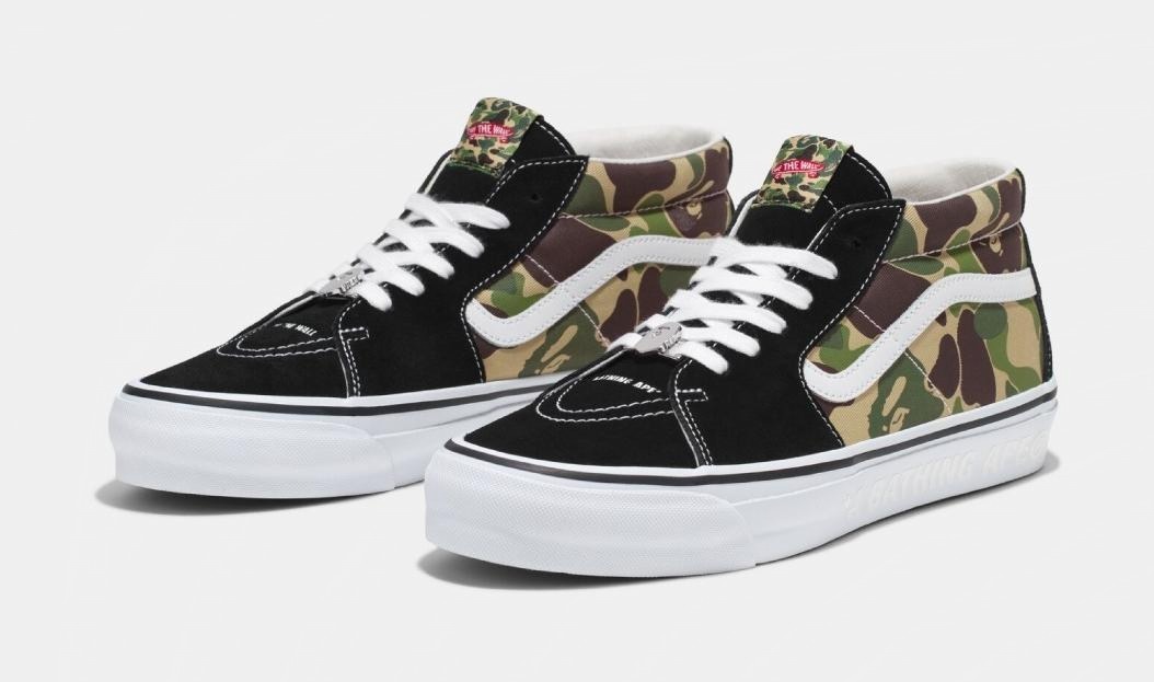 「ベイプ×VANS LX スケートミッド」18,150円