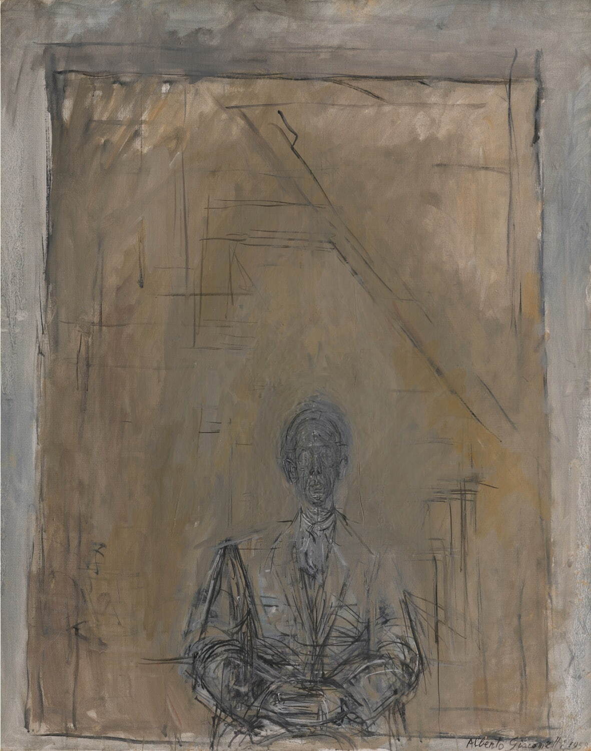 アルベルト・ジャコメッティ 《矢内原》
1958年 石橋財団アーティゾン美術館