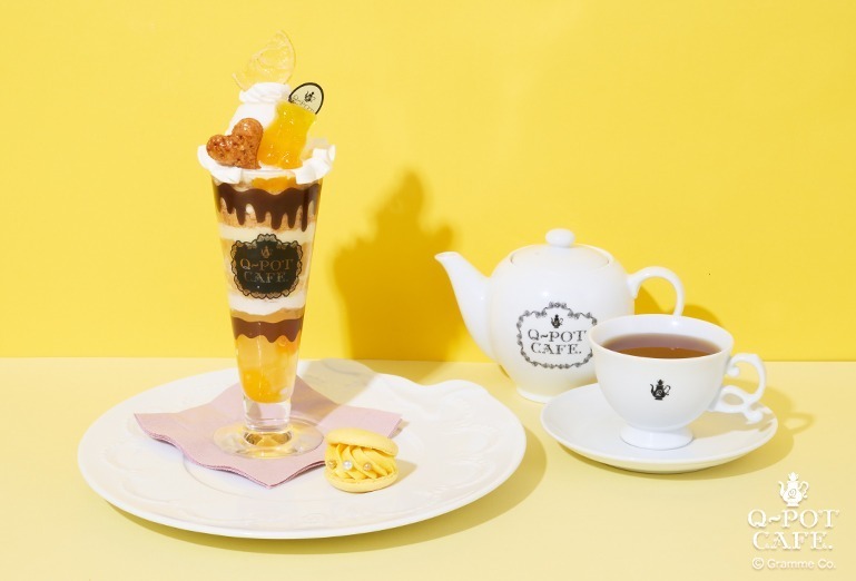 Q-pot CAFE.「ベアグミ」主役のアフタヌーンティー、“リボン”カップケーキやマカロンも｜写真14