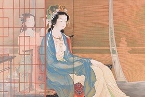 展覧会「人物を描く」奈良・松伯美術館で - 上村松園・松篁・淳之による人物画約140点を紹介