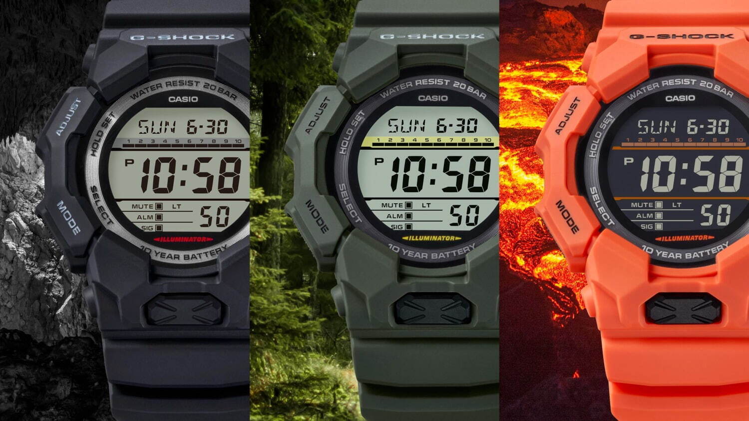 ジーショック(G-SHOCK) GD-010 GA-010｜写真5