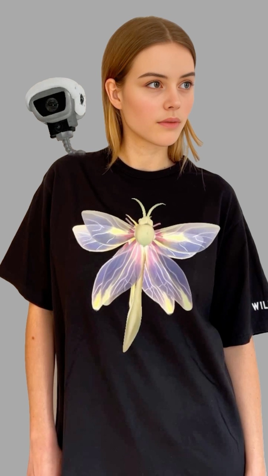 ワイルドサイド ヨウジヤマモトのTシャツ＆フーディー、“架空の花や虫”のグラフィックをプリント｜写真9