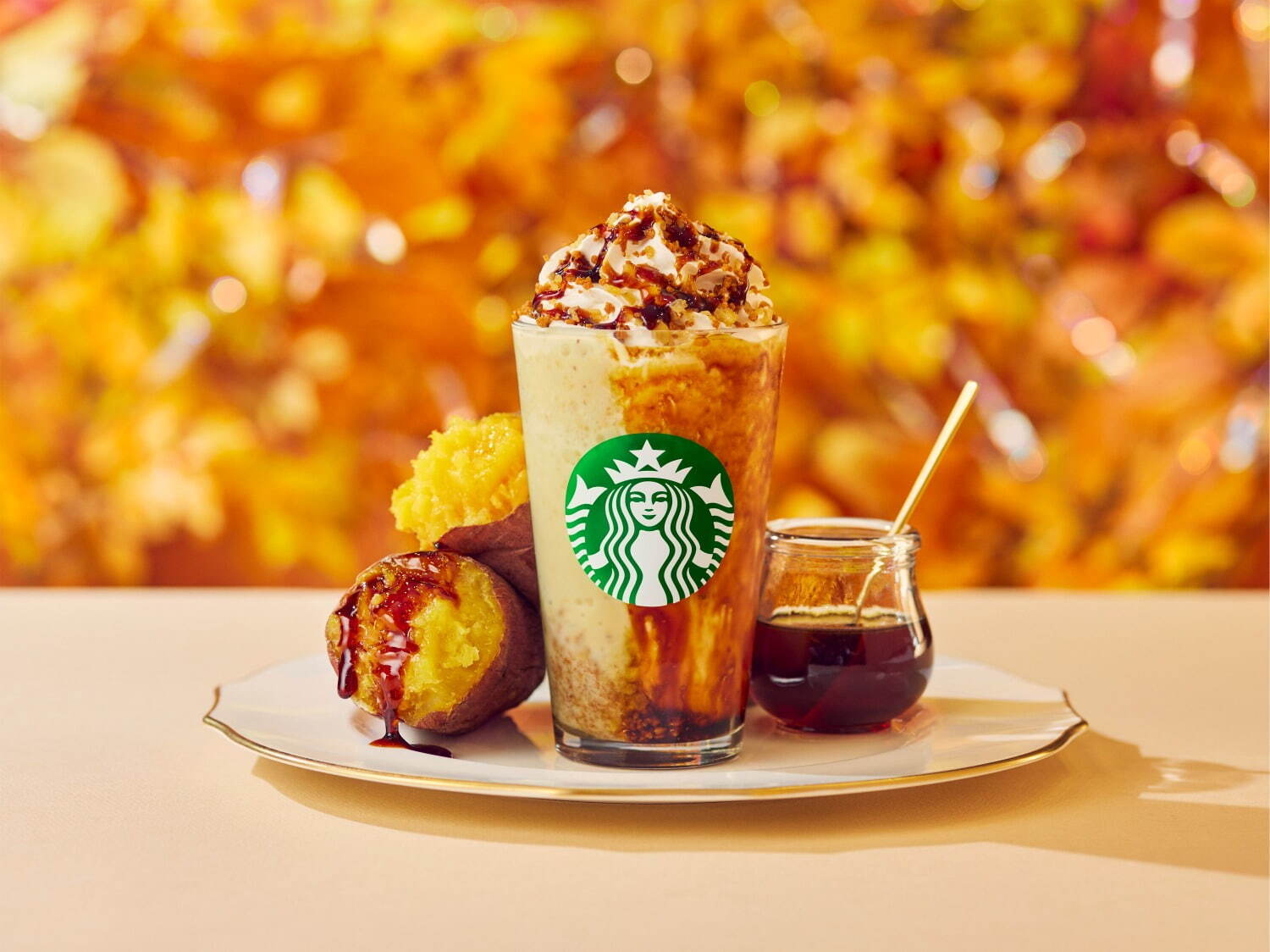 スターバックス(Starbucks Coffee) 焼き芋 香ばしカラメル フラペチーノ｜写真2