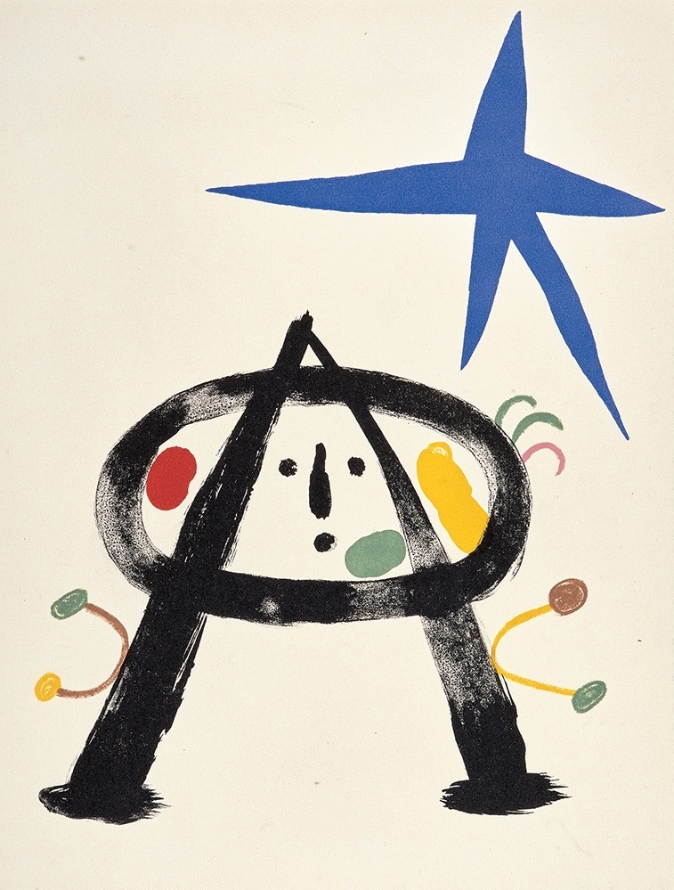 トリスタン・ツァラ 『独り語る』より 1948-50年 群馬県立館林美術館蔵
© Successió Miró / ADAGP, Paris & JASPAR, Tokyo, 2024 G3555