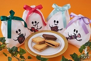 Q-pot CAFE.ハロウィンスイーツ、「オバケちゃん」クッキー缶や巾着バッグ付きの焼き菓子