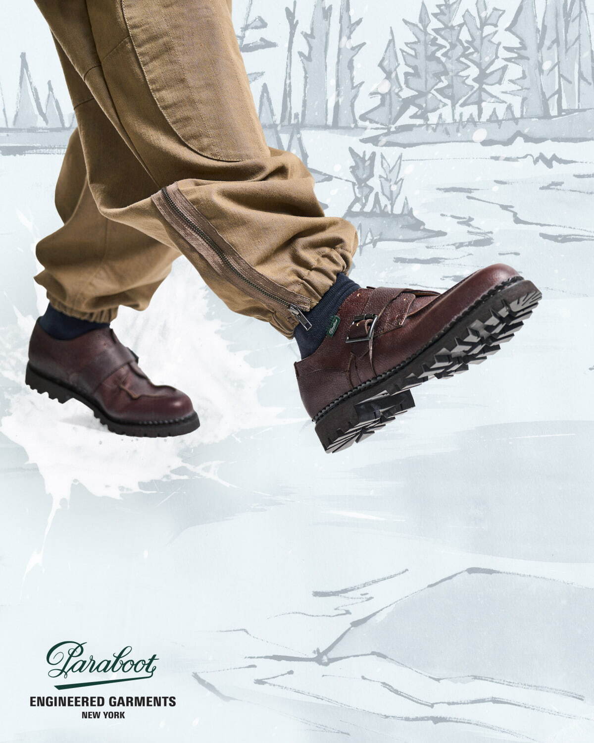 パラブーツ(Paraboot), エンジニアド ガーメンツ(ENGINEERED GARMENTS) シャンボード｜写真2