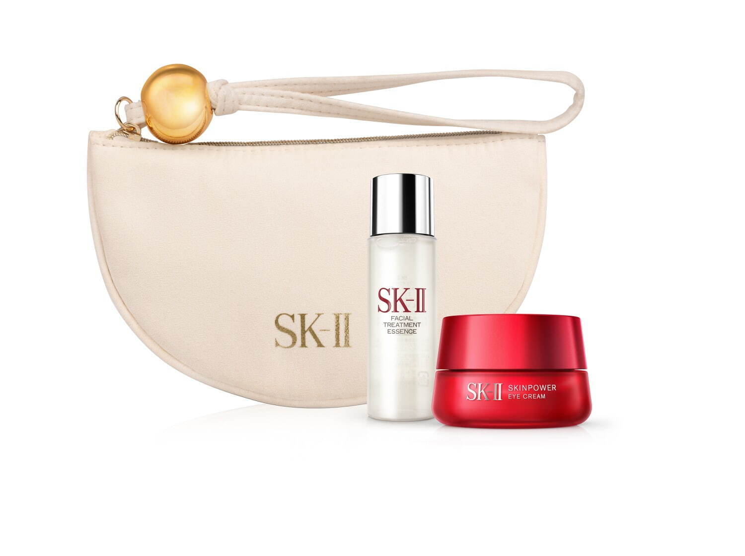 SK-II24年クリスマスコフレ第2弾、人気クリーム主役“つるん肌”叶うポーチ付きスキンケアキット｜写真1