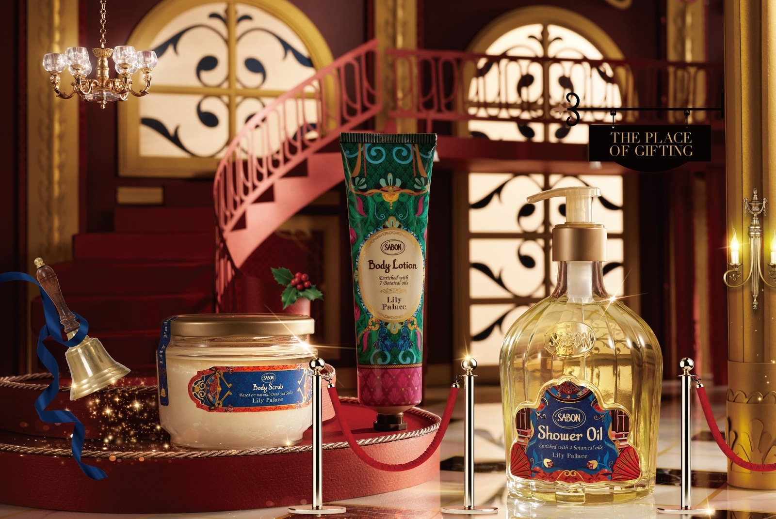 SABON「パリの宮殿」着想24年クリスマスコフレ第1弾、“フローラルグリーン香る”ボディケア＆ポーチ｜写真2