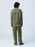 A.P.C.のロンハーマン限定スウェットセットアップ、軽量快適素材×リフレクターロゴ入りで - ファッションプレス