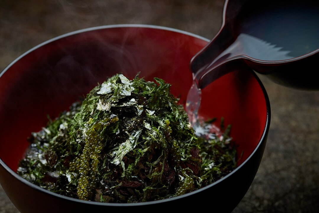 山本山“最高級海苔×はまぐり出汁”「海苔だく茶漬け」日本橋・山本山 ふじヱ茶房から｜写真2