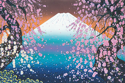 木版画作家・牧野宗則の個展、「富嶽二十景 ー 日本のこころ展」が渋谷