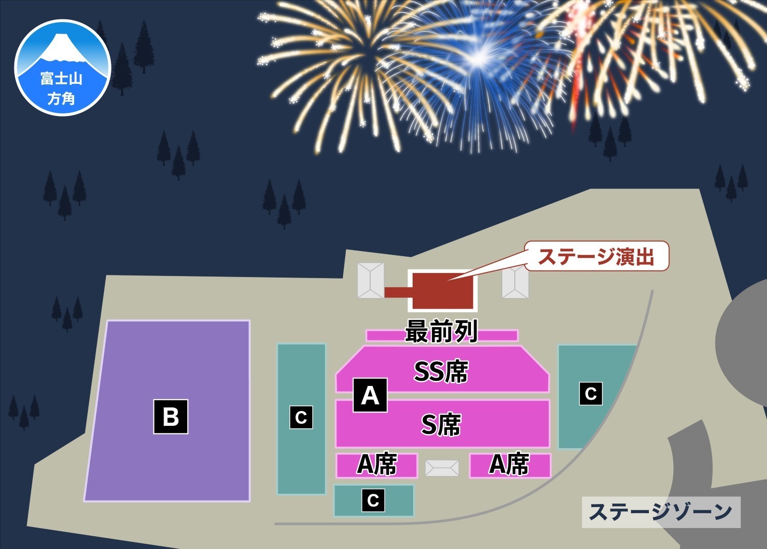 花火大会「富士山花火2024」富士山南麓2合目で開催、日本最高峰の花火師たちの作品を打ち上げ｜写真13