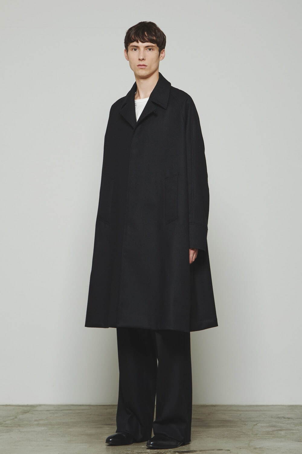 RERACS MOHAIR RAMBSWOOL OPEN COLLAR COAT 108,900円