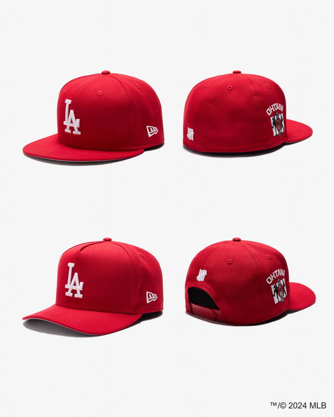 「アンディフィーテッド×ロサンゼルス・ドジャース×ニューエラ 59FIFTY フィッテッド キャップ」11,000円
「アンディフィーテッド×ロサンゼルス・ドジャース×ニューエラ 59FIFTY スナップバック」9,900円