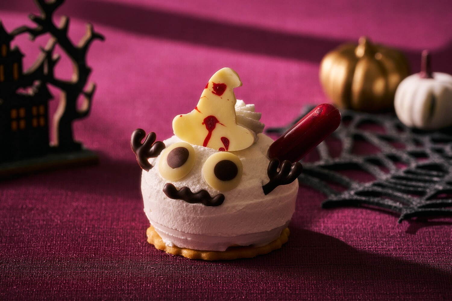 品川プリンスホテルのハロウィンスイーツ、“オバケ姿”のフロマージュ＆濃厚かぼちゃプリン｜写真3